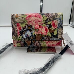 Betsey Johnson Dani Floral Printed Crossbody with Bow